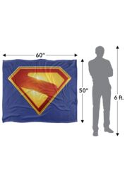Superman 2025 New Logo Color Silky Touch Super Soft Throw Blanket 152 X 127 cm in White - thumbnail 5