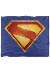 Superman 2025 New Logo Color Silky Touch Super Soft Throw Blanket 152 X 127 cm in White - thumbnail 1