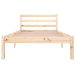Berkfield Home Day Bed Solid Wood Pine 90x200 cm in Brown - thumbnail 4