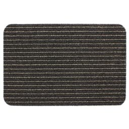 JVL Infinity Entrance Door Mat, 50x75cm, Brown - Size: 50 cm x 75 cm - thumbnail 1