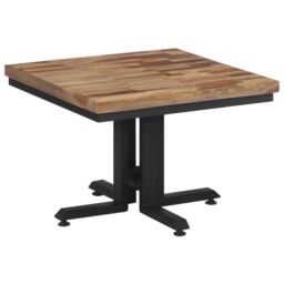 Berkfield Home Coffee Table 55x55x40 cm Solid Reclaimed Teak in Brown - Size: 55 x 55 x 40 cm - thumbnail 2