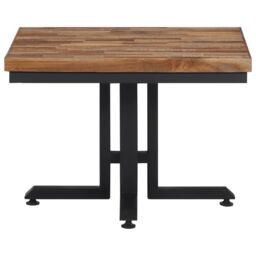 Berkfield Home Coffee Table 55x55x40 cm Solid Reclaimed Teak in Brown - Size: 55 x 55 x 40 cm - thumbnail 4