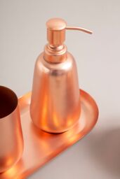 Orsina Madison Shine Copper Finish Lotion Dispenser in Gold - thumbnail 4