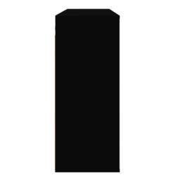 Berkfield Home Wall Cabinet Black 80x33x80 cm Engineered Wood - Size: 80 x 33 x 80 cm - thumbnail 5