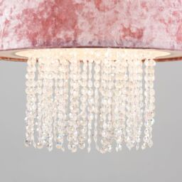 ValueLights Boland Pink Ceiling Pendant Droplets Shade - thumbnail 5