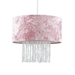 ValueLights Boland Pink Ceiling Pendant Droplets Shade - thumbnail 2