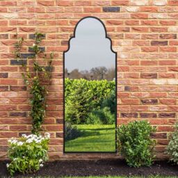 "MirrorOutlet Black Framed Arched Leaner/Wall Garden Mirror 71"" x 28"" (180x70CM) - Size: 1 Pack" - thumbnail 6