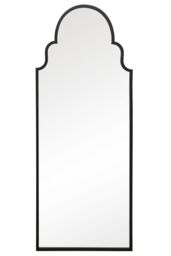 "MirrorOutlet Black Framed Arched Leaner/Wall Garden Mirror 71"" x 28"" (180x70CM) - Size: 1 Pack" - thumbnail 3