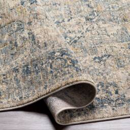 Livabliss Mirabel-Vintage Brown Blue Traditional Boho Fringe Living Dining Rug in Beige - Size: 200 cm x 290 cm - thumbnail 4