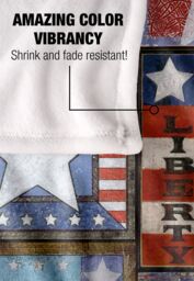 JQ Licensing Jl Patriotic Pattern Silky Touch Super Soft Throw Blanket 152 X 127 cm in White - thumbnail 4