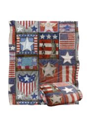 JQ Licensing Jl Patriotic Pattern Silky Touch Super Soft Throw Blanket 152 X 127 cm in White - thumbnail 2