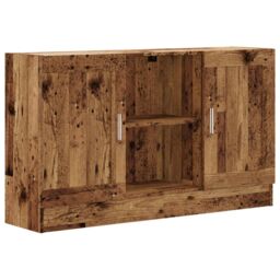 Berkfield Home Sideboard Old Wood 120x30.5x70 cm Engineered Wood in Brown - thumbnail 2