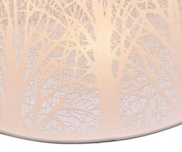 Happy Homewares Unique & Beautiful Metal Forest Design Ceiling Pendant Shade in White - thumbnail 4