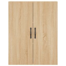 Berkfield Home Highboard Sonoma Oak 69.5x34x180 cm Engineered Wood in Brown - thumbnail 6