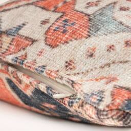 Kukoon Beige Terracotta Persian Style Washable Cotton Cushion - Size: 50 cm x 50 cm - thumbnail 3