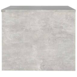 Berkfield Home Modern Coffee Table Concrete Grey 80x50x40 cm Engineered Wood - Size: 80 x 50 x 40 cm - thumbnail 7