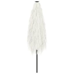 Berkfield Home Garden Parasol with Steel Pole White 248x248x248 cm - Size: 248 x 248 x 248 cm - thumbnail 6