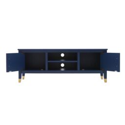 Cabinet Bits Palazzi 2 Door TV Unit H45 W120 D35cm in Navy - thumbnail 3