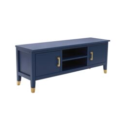 Cabinet Bits Palazzi 2 Door TV Unit H45 W120 D35cm in Navy - thumbnail 2