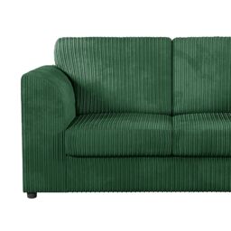 Furnishings For Less UK Luxor Jumbo Cord 3 + 2 Fabric Sofa Suite - Fullback in Green - thumbnail 6