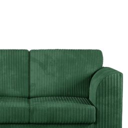 Furnishings For Less UK Luxor Jumbo Cord 3 + 2 Fabric Sofa Suite - Fullback in Green - thumbnail 7