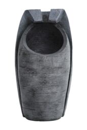 Living and Home Solar-Powered Outdoor Rockery Decor Water Fountain in Natural - thumbnail 4