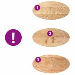 Berkfield Home Table Top 80x40x4 cm Solid Wood Oak Oval in Brown - Size: 80 x 40 x 4 cm - thumbnail 7