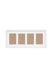 Arpan MDF 4, Multi Aperture Modern Photo Picture Frame with Mount in White - thumbnail 4