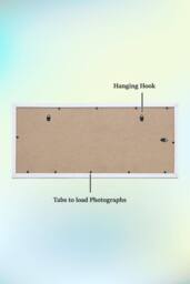 Arpan MDF 4, Multi Aperture Modern Photo Picture Frame with Mount in White - thumbnail 3