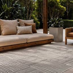 THE RUGS Ted Baker Nightingale Reversible Checkered Rug Indoor Outdoor in Black - Size: 160 cm x 230 cm - thumbnail 3