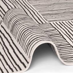 THE RUGS Ted Baker Nightingale Reversible Checkered Rug Indoor Outdoor in Black - Size: 160 cm x 230 cm - thumbnail 5