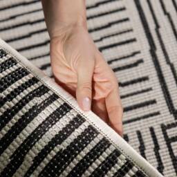 THE RUGS Ted Baker Nightingale Reversible Checkered Rug Indoor Outdoor in Black - Size: 160 cm x 230 cm - thumbnail 6