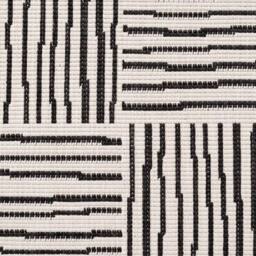 THE RUGS Ted Baker Nightingale Reversible Checkered Rug Indoor Outdoor in Black - Size: 160 cm x 230 cm - thumbnail 4