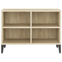 Berkfield Home TV Cabinet with Metal Legs Sonoma Oak 69.5x30x50 cm in Brown - thumbnail 4
