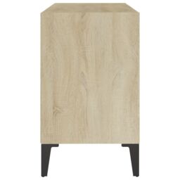 Berkfield Home TV Cabinet with Metal Legs Sonoma Oak 69.5x30x50 cm in Brown - thumbnail 5