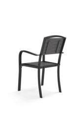 Garden Sanctuary Grey Outdoor Garden Dining Armchairs Set of 4 - thumbnail 5