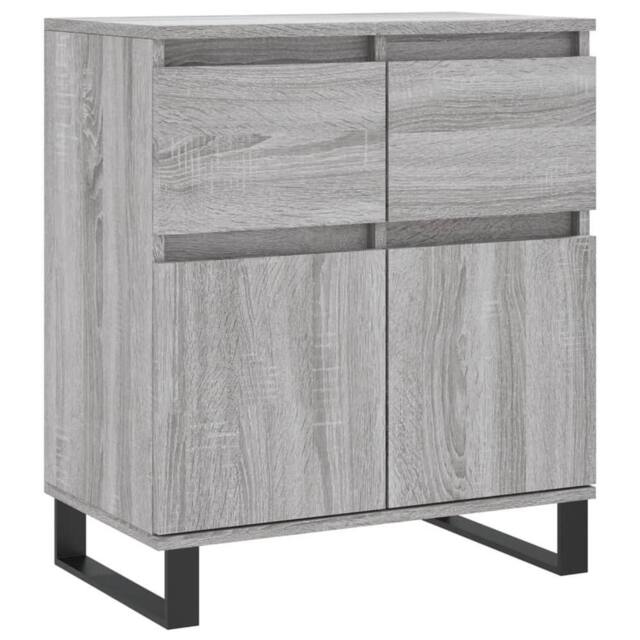 Berkfield Home Sideboard Grey Sonoma 60x35x70 cm Engineered Wood - Size: 60 x 35 x 70 cm - image 1