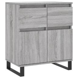 Berkfield Home Sideboard Grey Sonoma 60x35x70 cm Engineered Wood - Size: 60 x 35 x 70 cm - thumbnail 1