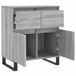Berkfield Home Sideboard Grey Sonoma 60x35x70 cm Engineered Wood - Size: 60 x 35 x 70 cm - thumbnail 6