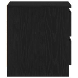 Berkfield Home Nightstands 2 pack Black Oak 50x40x43.5 cm Made from Engineered Wood - thumbnail 9