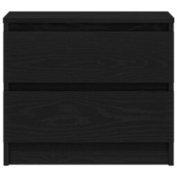 Berkfield Home Nightstands 2 pack Black Oak 50x40x43.5 cm Made from Engineered Wood - thumbnail 8