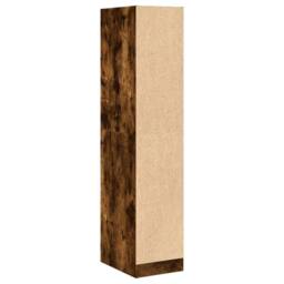 Berkfield Home Elegant Apothecary Cabinet Smoked Oak 30x41x144.5 cm Engineered Wood in Brown - thumbnail 7