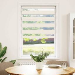 Berkfield Home Elegant Zebra Blind Marble Beige 80x100 cm Fabric Width 75.9 cm P - thumbnail 3