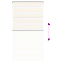 Berkfield Home Elegant Zebra Blind Marble Beige 80x100 cm Fabric Width 75.9 cm P - thumbnail 5