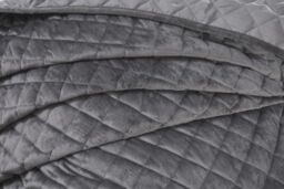 New Edge Blinds Banbury Bedspread in Grey - Size: Double - thumbnail 3