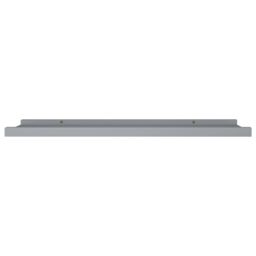 Berkfield Home Picture Frame Ledge Shelves 2 pcs Grey 80x9x3 cm MDF - Size: 80 x 9 x 3 cm - thumbnail 4
