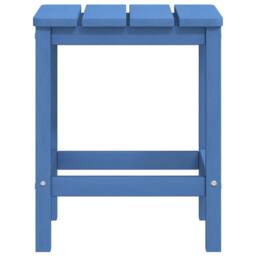 Berkfield Home Garden Adirondack Chair with Table HDPE Aqua Blue - thumbnail 6