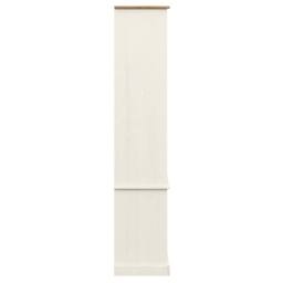 Berkfield Home Glass Display Cabinet VIGO White 85x35x170 cm Solid Wood Pine - Size: 85 x 35 x 170 cm - thumbnail 6