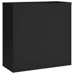 Berkfield Home File Cabinet Black 90x40x90 cm Steel - Size: 90 x 40 x 90 cm - thumbnail 6