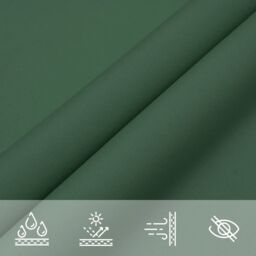 Berkfield Home Sunshade Sail Oxford Fabric Triangular 3x4x5 m Dark Green - thumbnail 8